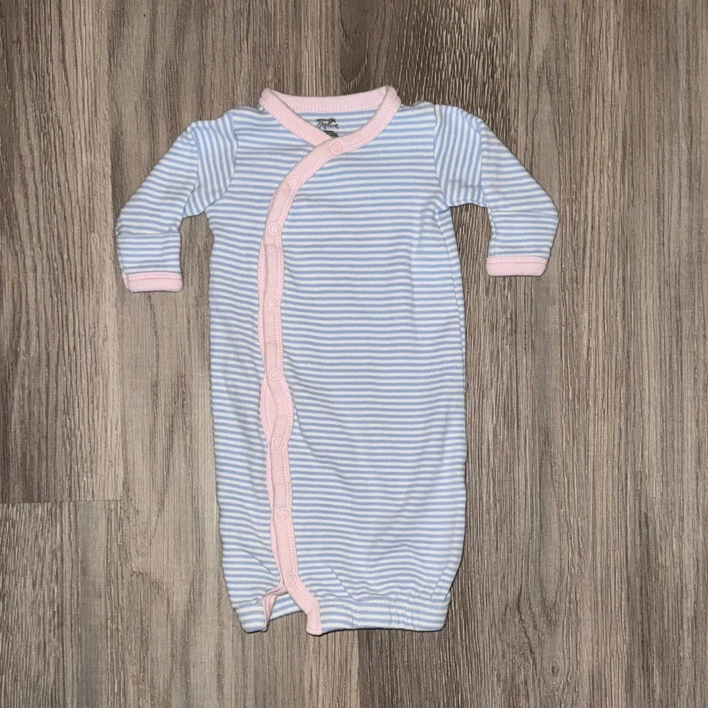 Adorable Baby Gowns Set - Pink, Blue, and Floral - Picture 8 of 11